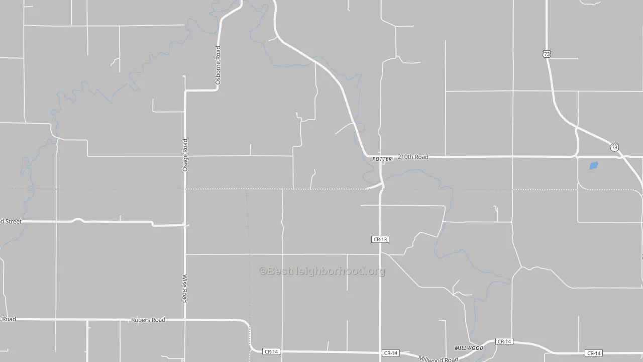 Transit Grade map of Potter, KS