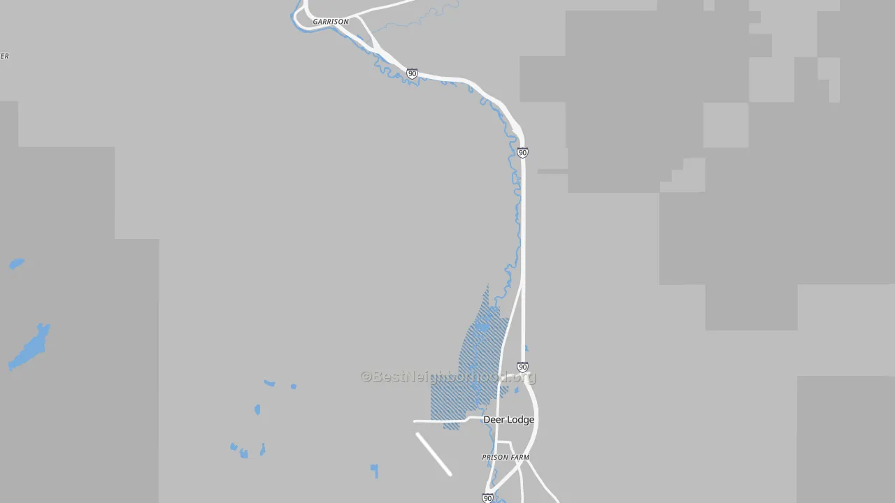 Transit Grade map of Powell County, MT