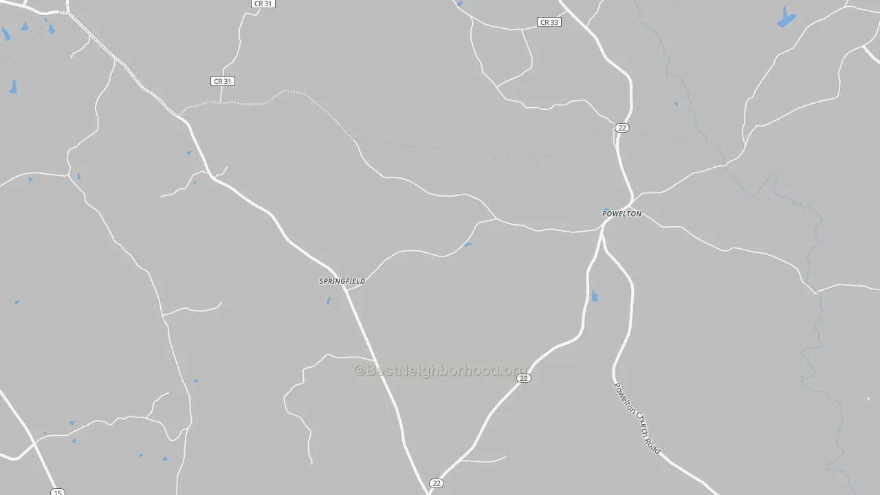 Transit Grade map of Powelton, GA