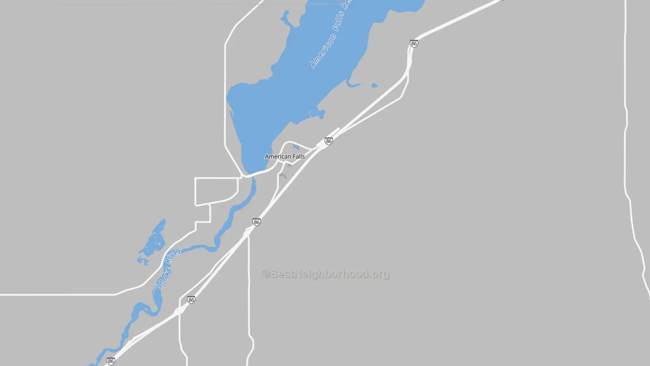 Transit Grade map of Power County, ID