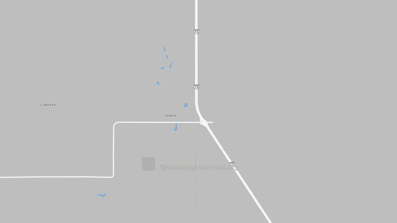 Transit Grade map of Power, MT