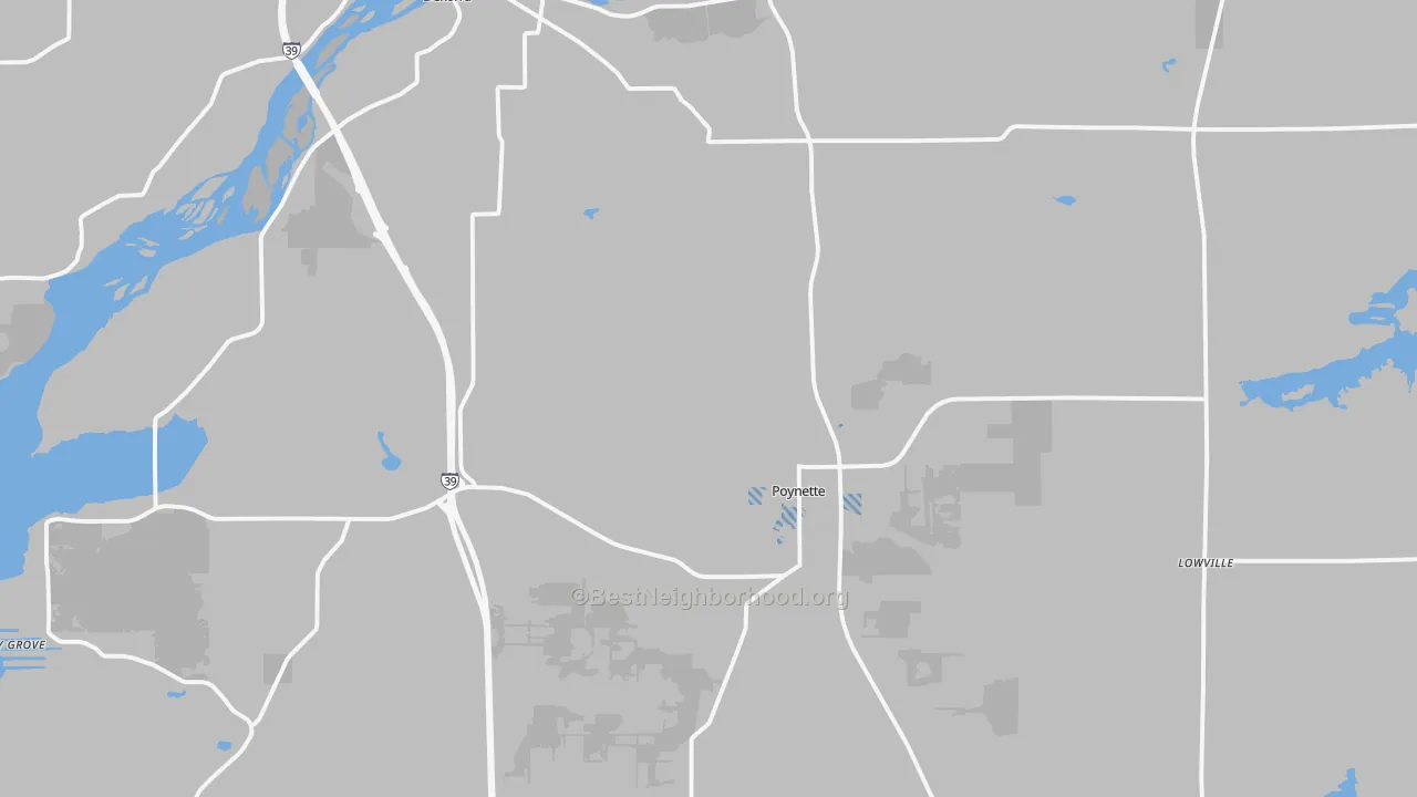 Transit Grade map of Poynette, WI