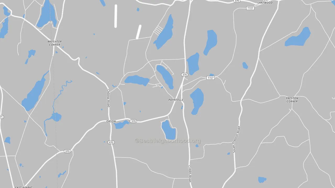 Transit Grade map of Poyntelle, PA