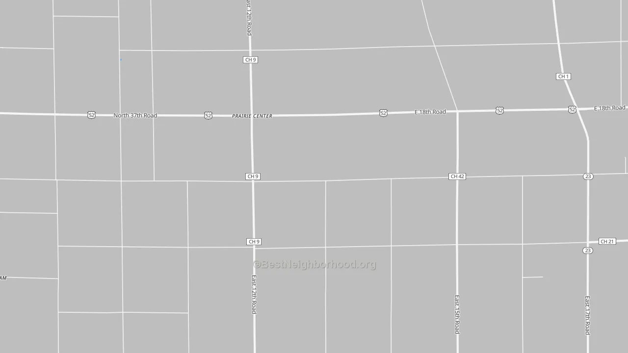 Transit Grade map of Prairie Center, IL