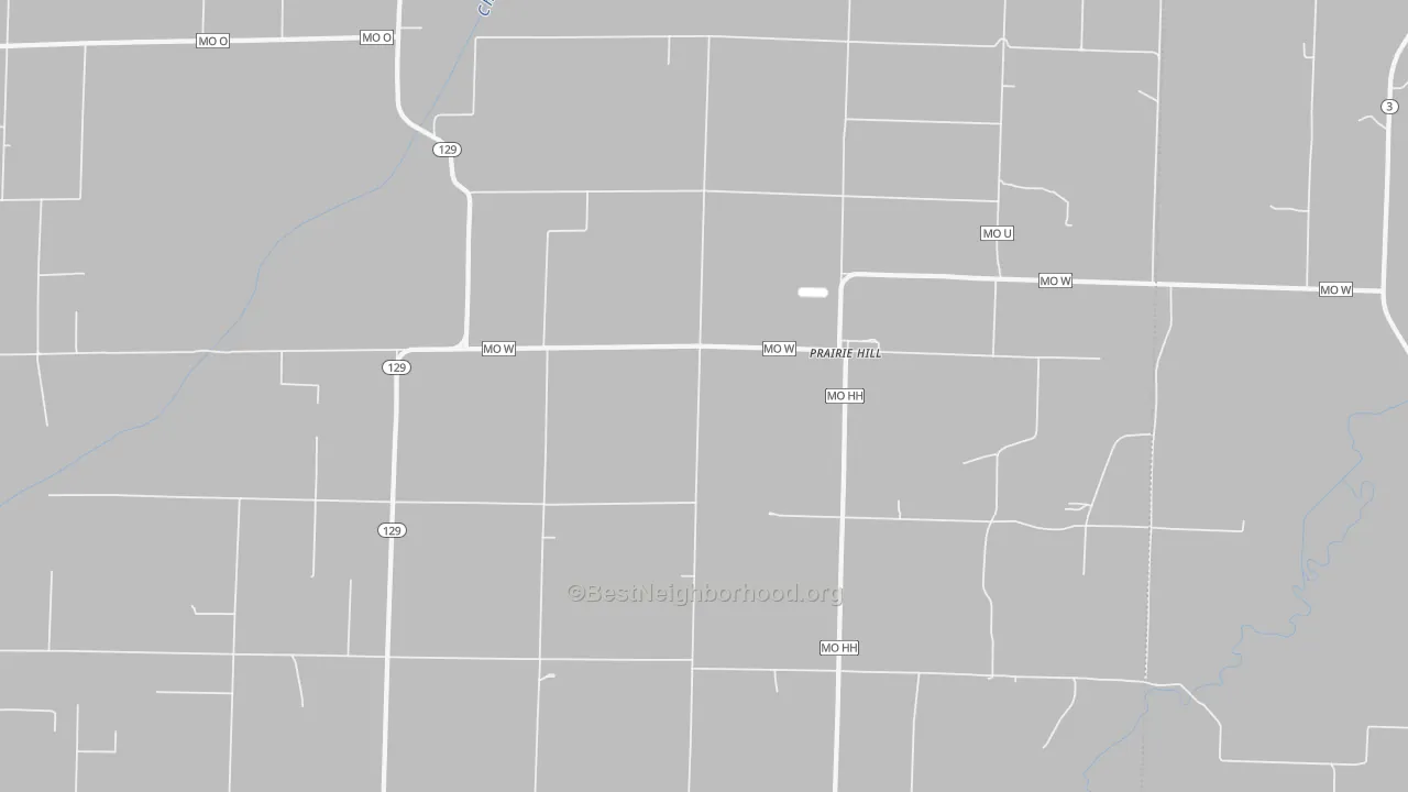Transit Grade map of Prairie Hill, MO