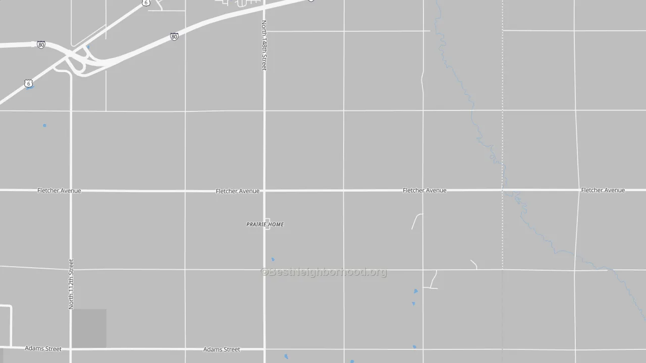 Transit Grade map of Prairie Home, NE