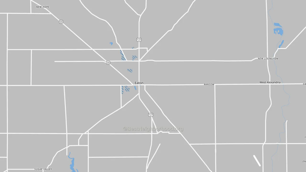 Transit Grade map of Preble County, OH