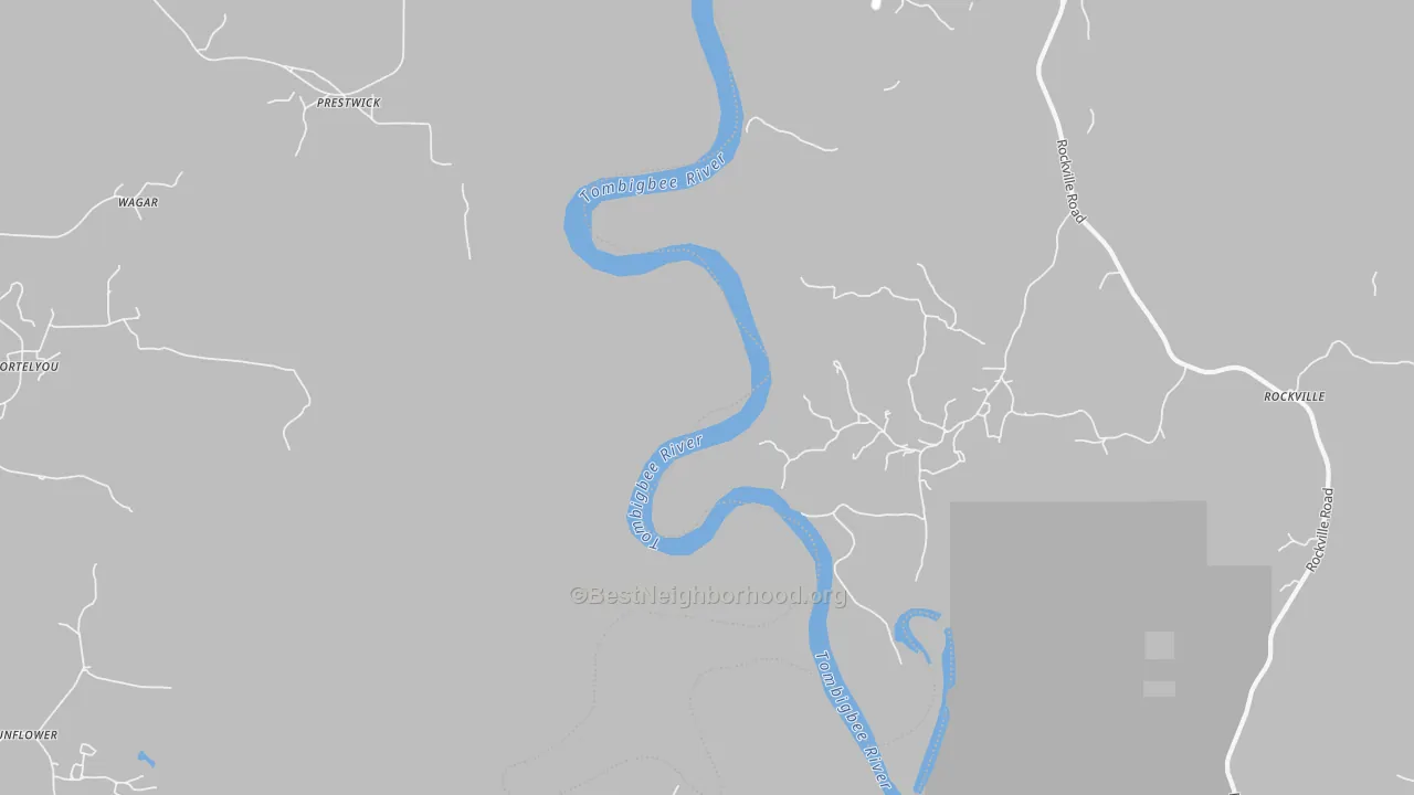 Transit Grade map of Prestwick, AL