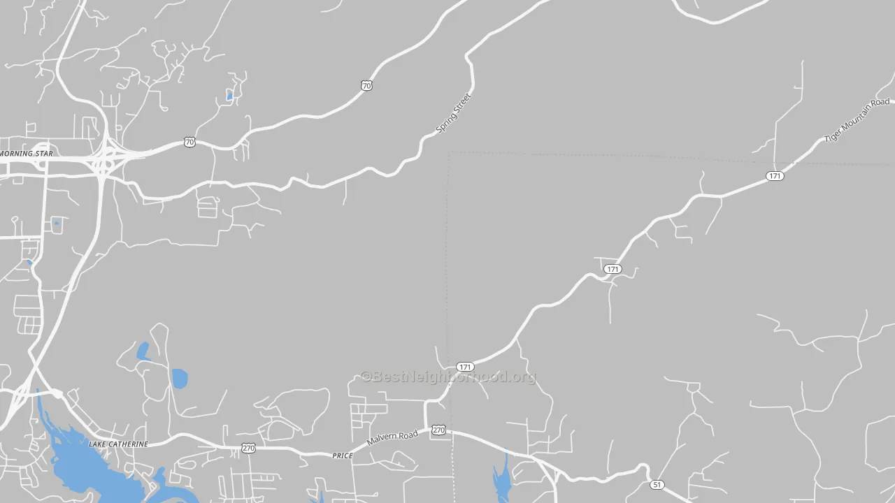 Transit Grade map of Price, AR