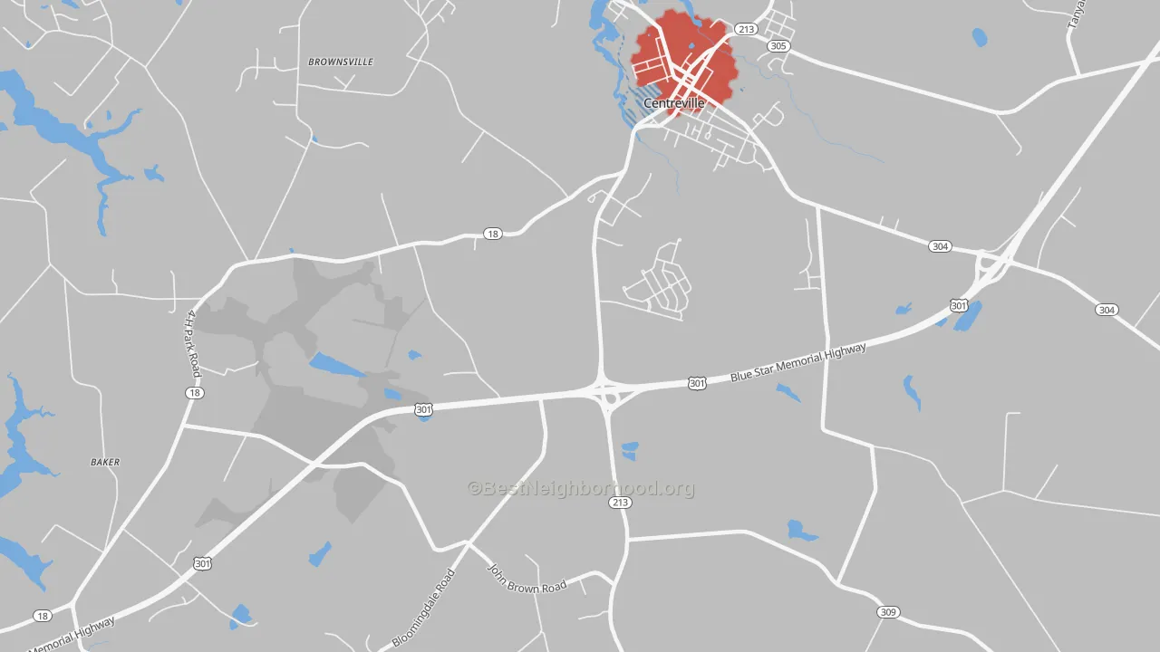 Transit Grade map of Price, MD