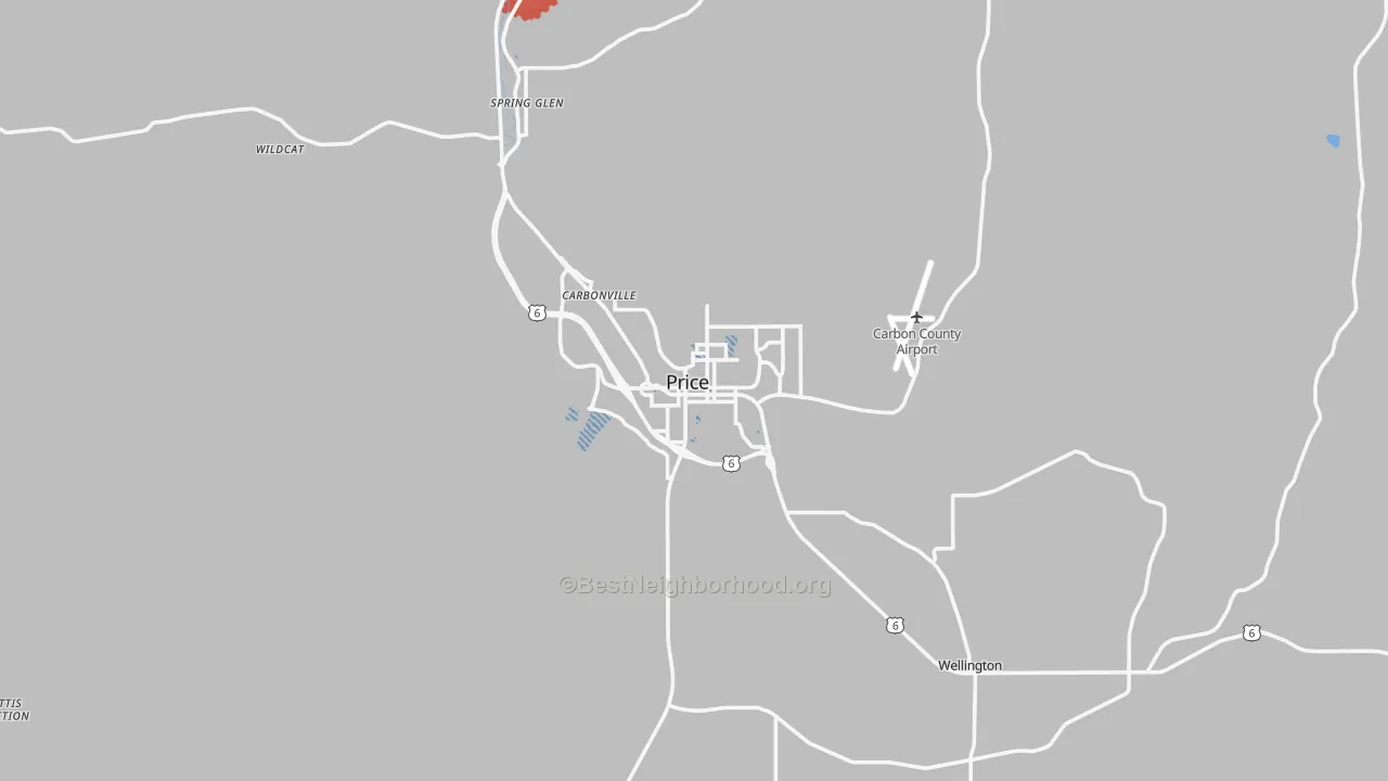 Transit Grade map of Price, UT