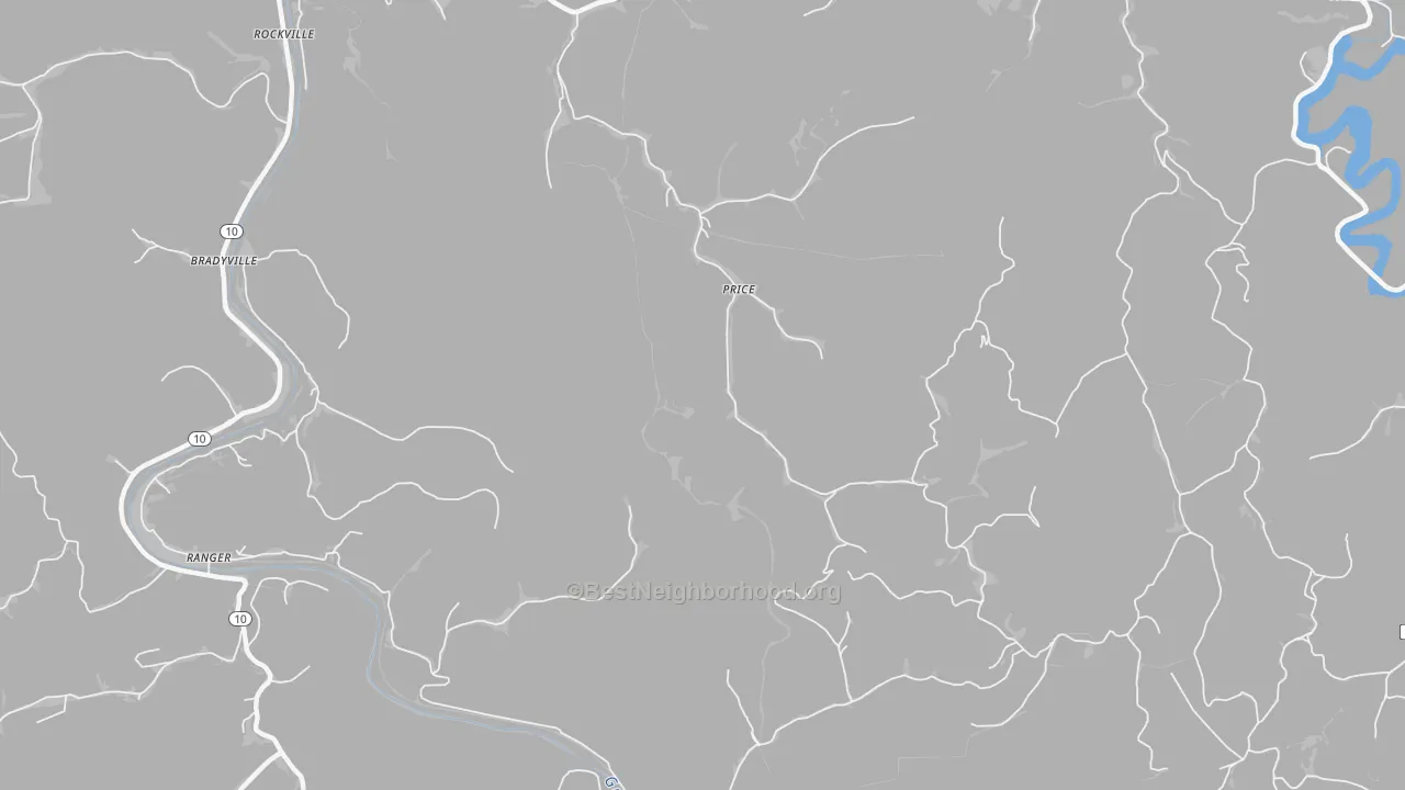 Transit Grade map of Price, WV