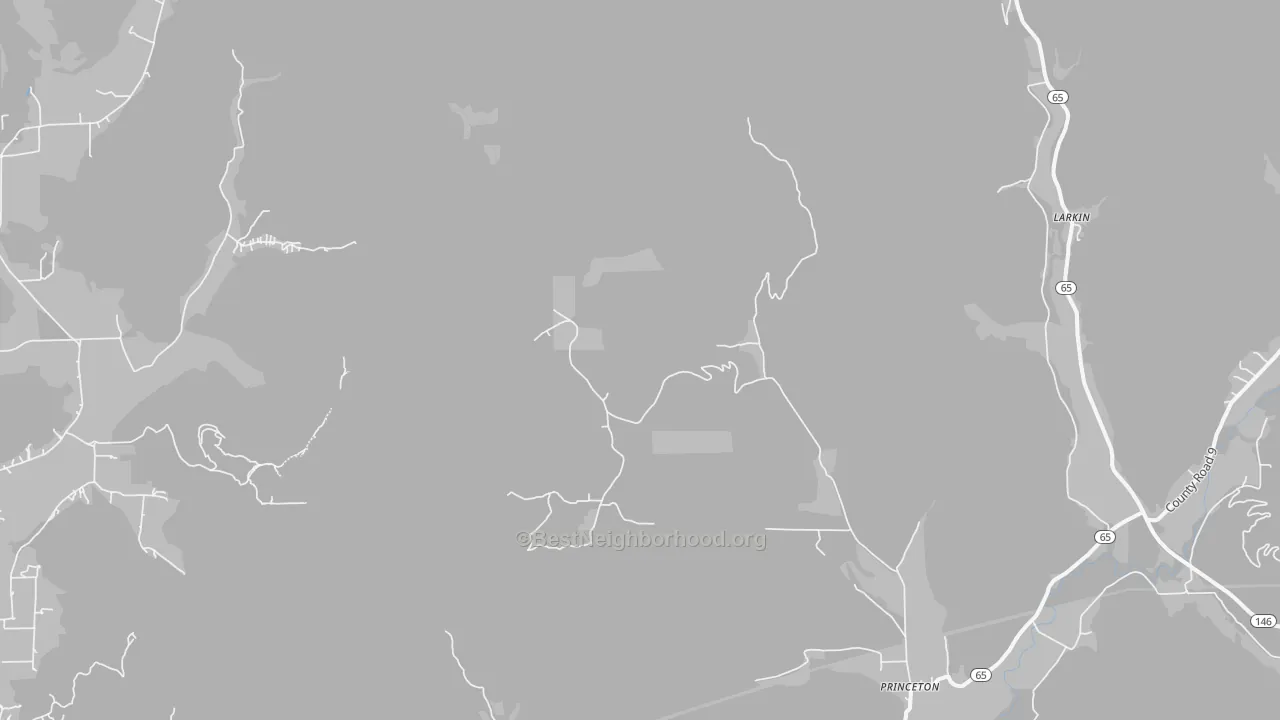 Transit Grade map of Princeton, AL