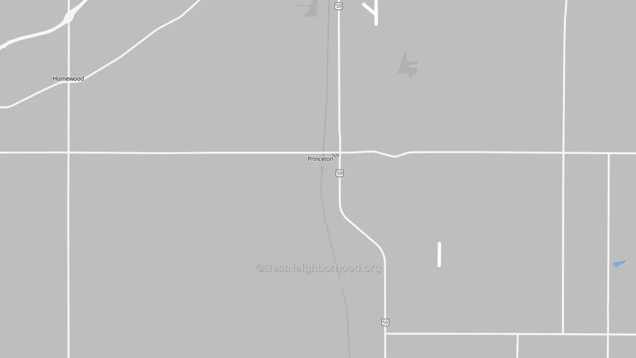 Transit Grade map of Princeton, KS