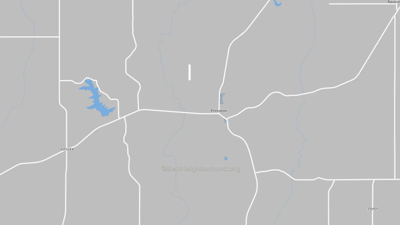 Transit Grade map of Princeton, MO