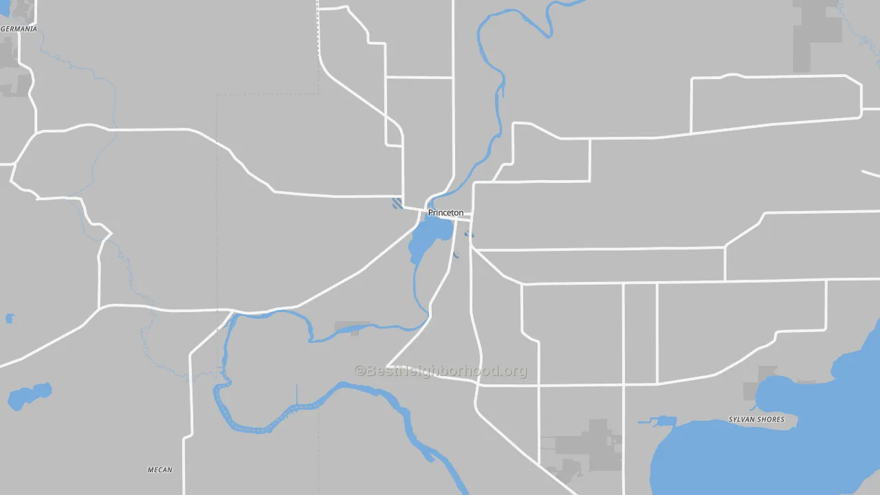 Transit Grade map of Princeton, WI