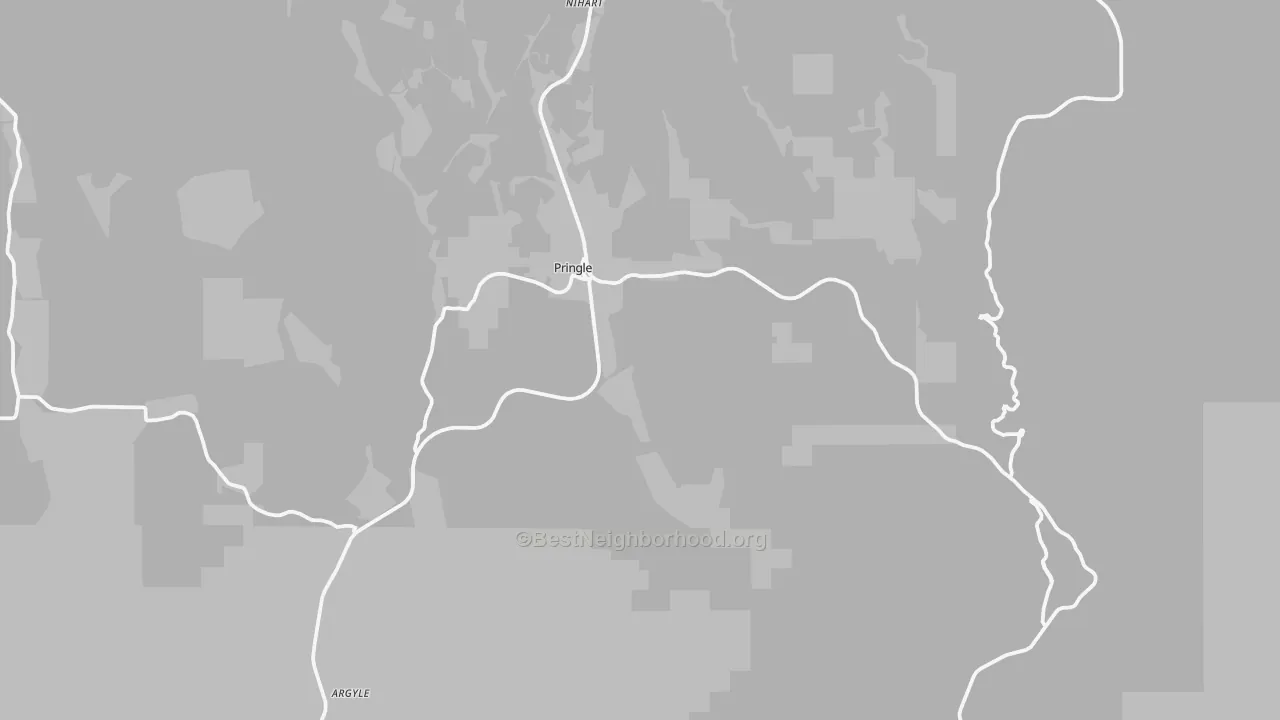Transit Grade map of Pringle, SD