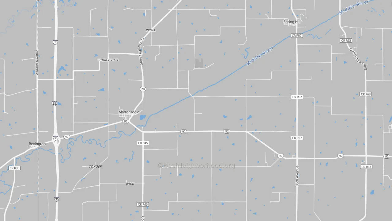 Transit Grade map of Prole, IA