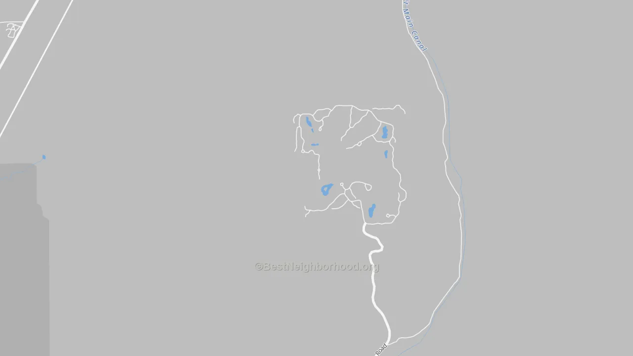 Transit Grade map of Pronghorn, OR
