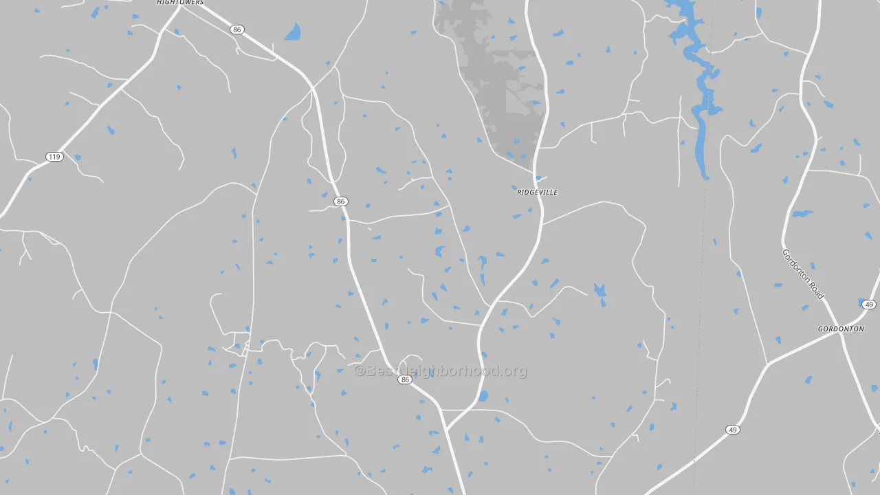 Transit Grade map of Prospect Hill, NC