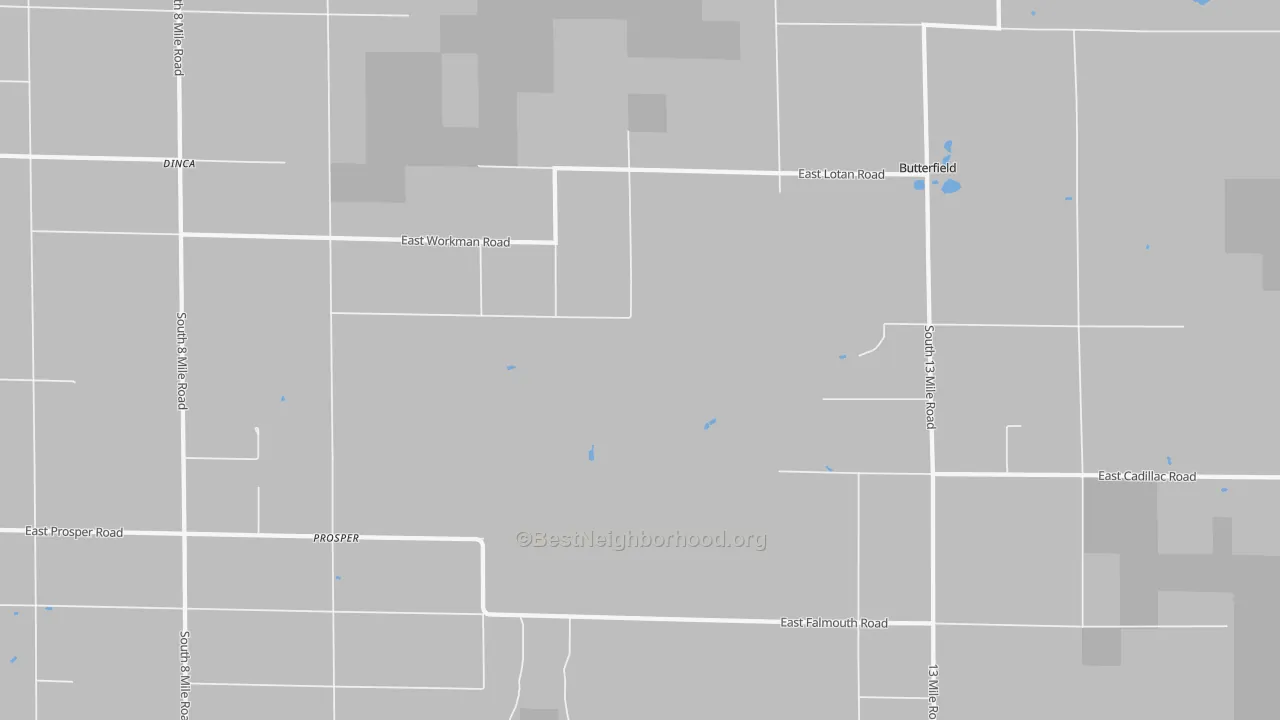 Transit Grade map of Prosper, MI