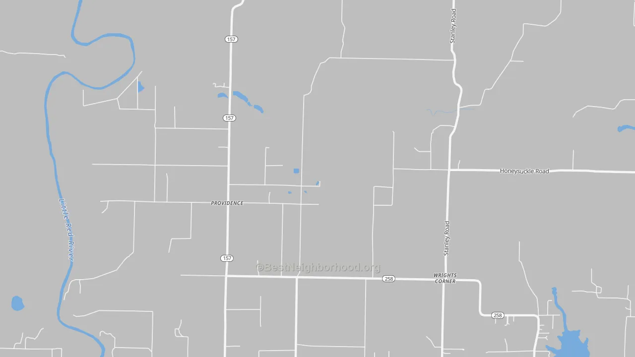 Transit Grade map of Providence, AR