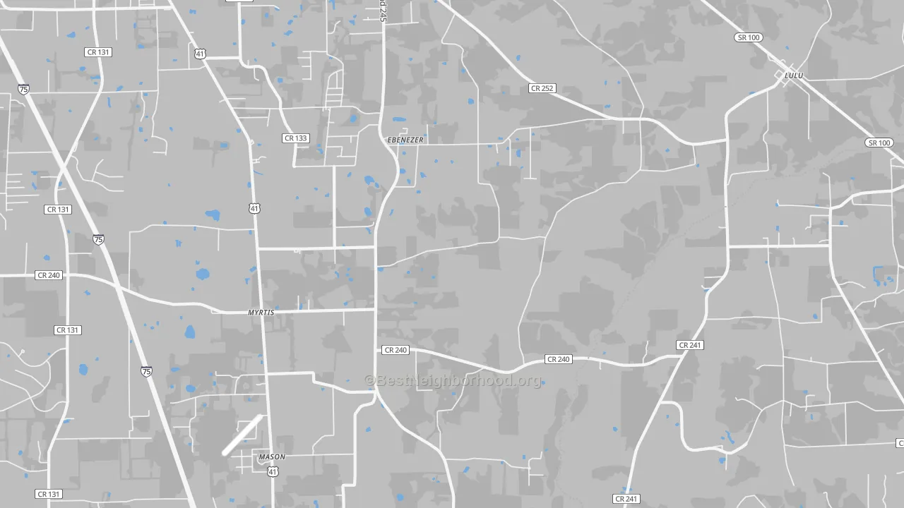 Transit Grade map of Providence, FL