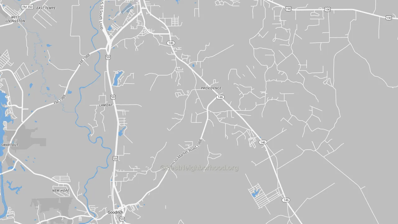 Transit Grade map of Providence, TX