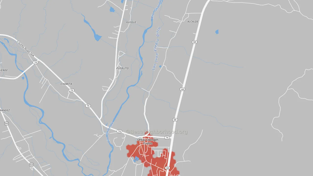 Transit Grade map of Pueblito, NM