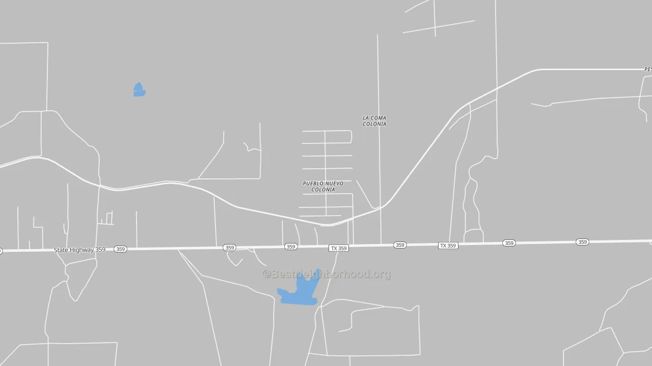 Transit Grade map of Pueblo Nuevo, TX