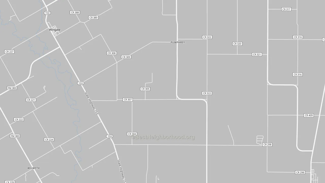 Transit Grade map of Pumphrey, TX