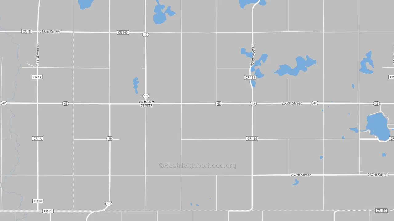 Transit Grade map of Pumpkin Center, SD