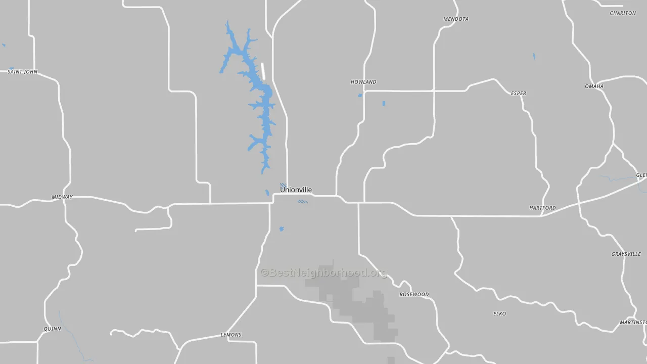 Transit Grade map of Putnam County, MO