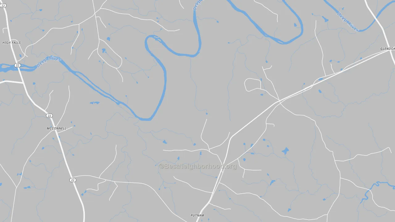 Transit Grade map of Putnam, NC