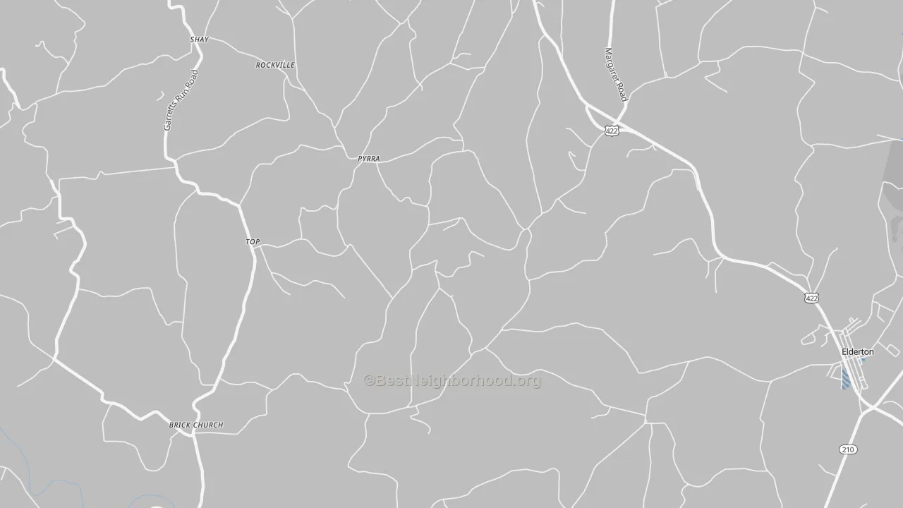 Transit Grade map of Pyrra, PA