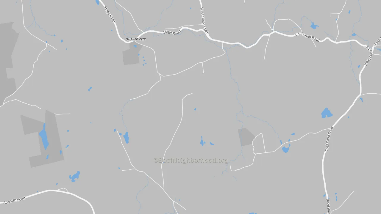 Transit Grade map of Quaker City, NH