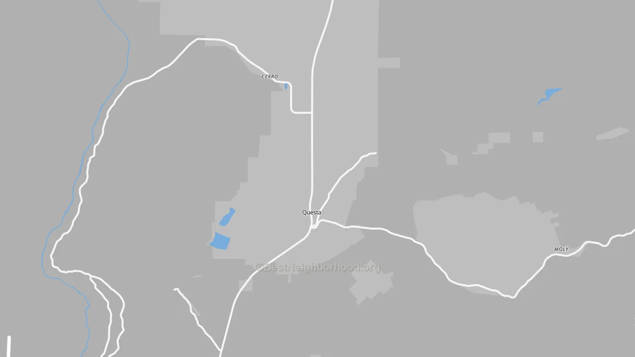 Transit Grade map of Questa, NM
