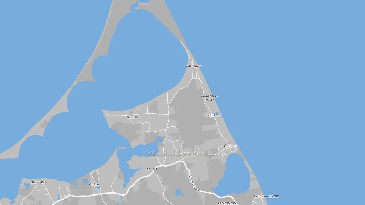 Transit Grade map of Quidnet, MA