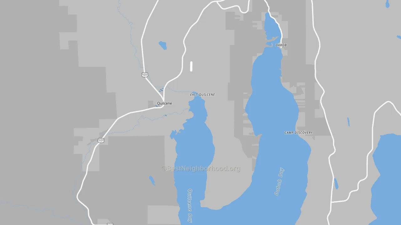 Transit Grade map of Quilcene, WA