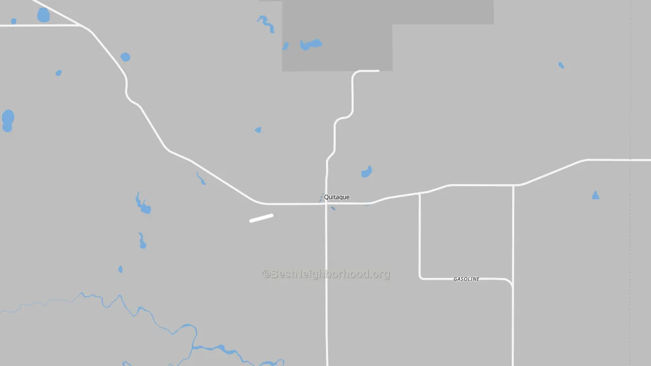 Transit Grade map of Quitaque, TX