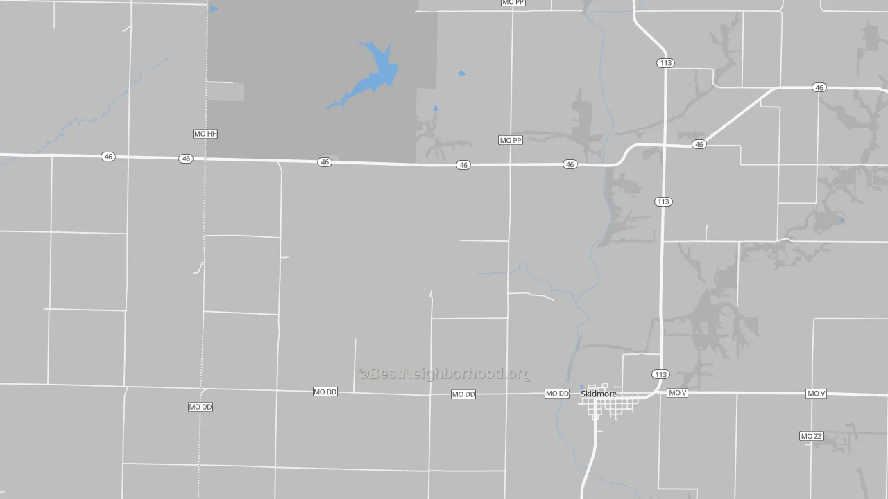 Transit Grade map of Quitman, MO