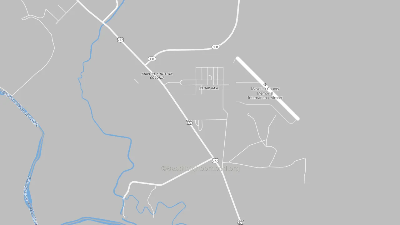 Transit Grade map of Radar Base, TX