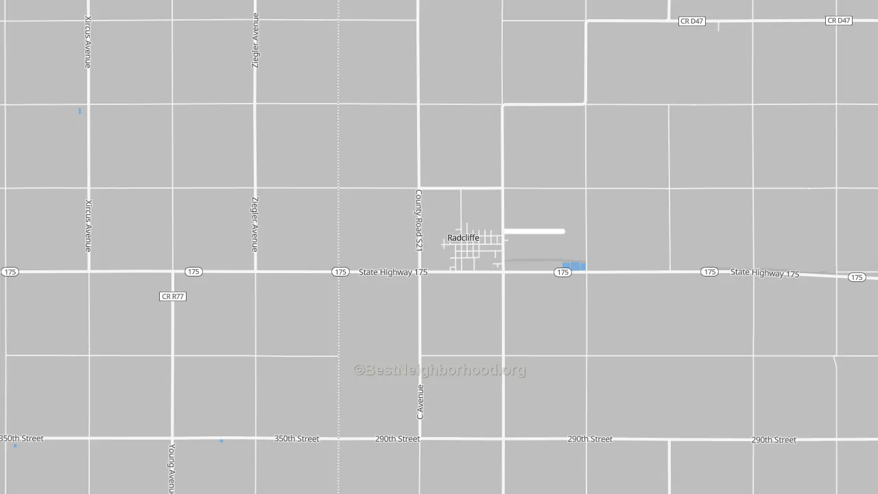 Transit Grade map of Radcliffe, IA