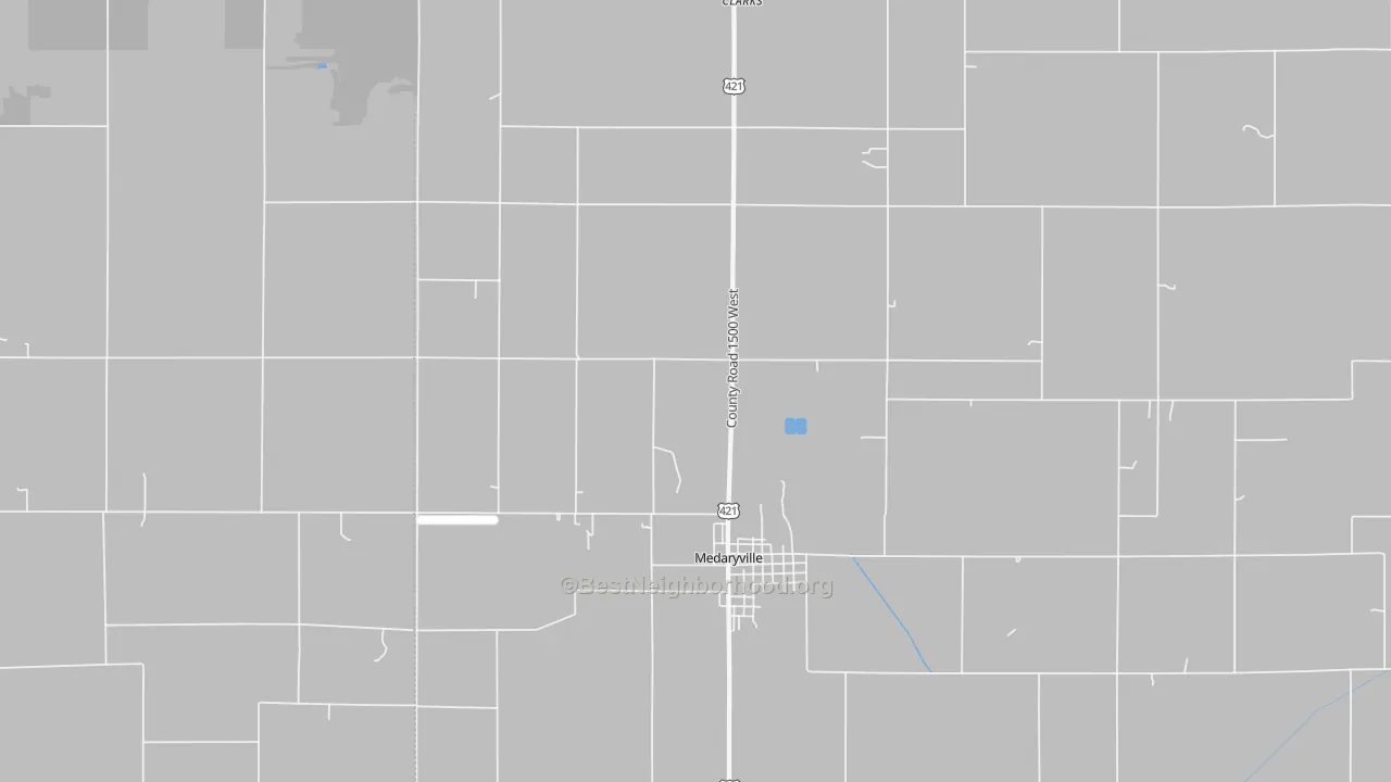Transit Grade map of Radioville, IN