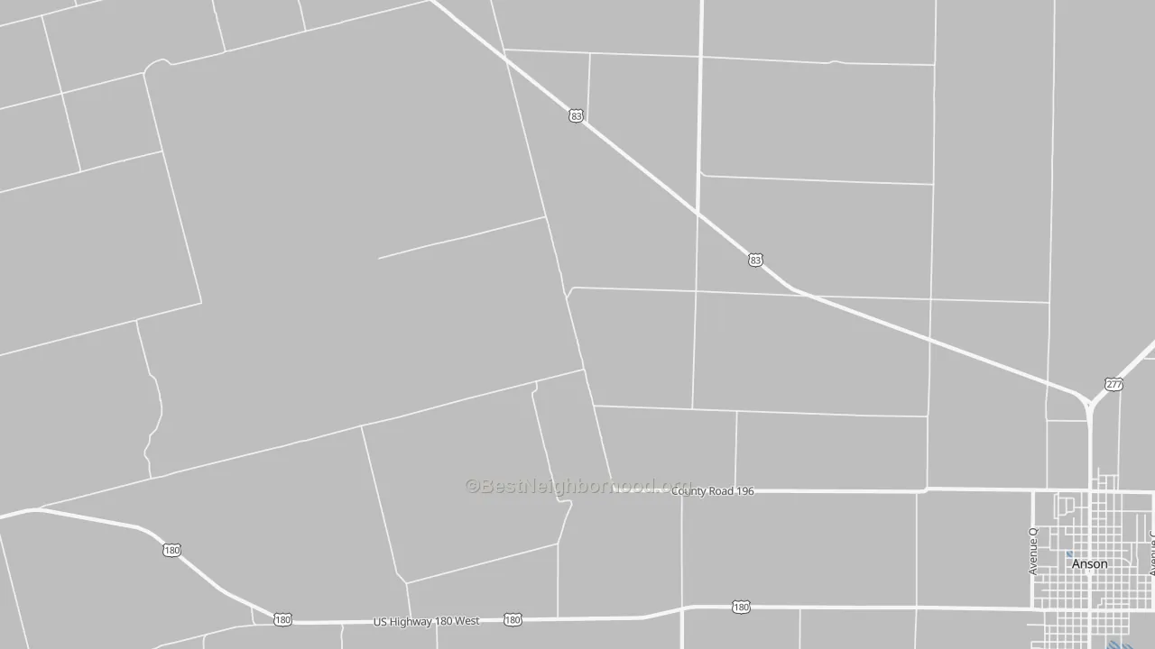 Transit Grade map of Radium, TX