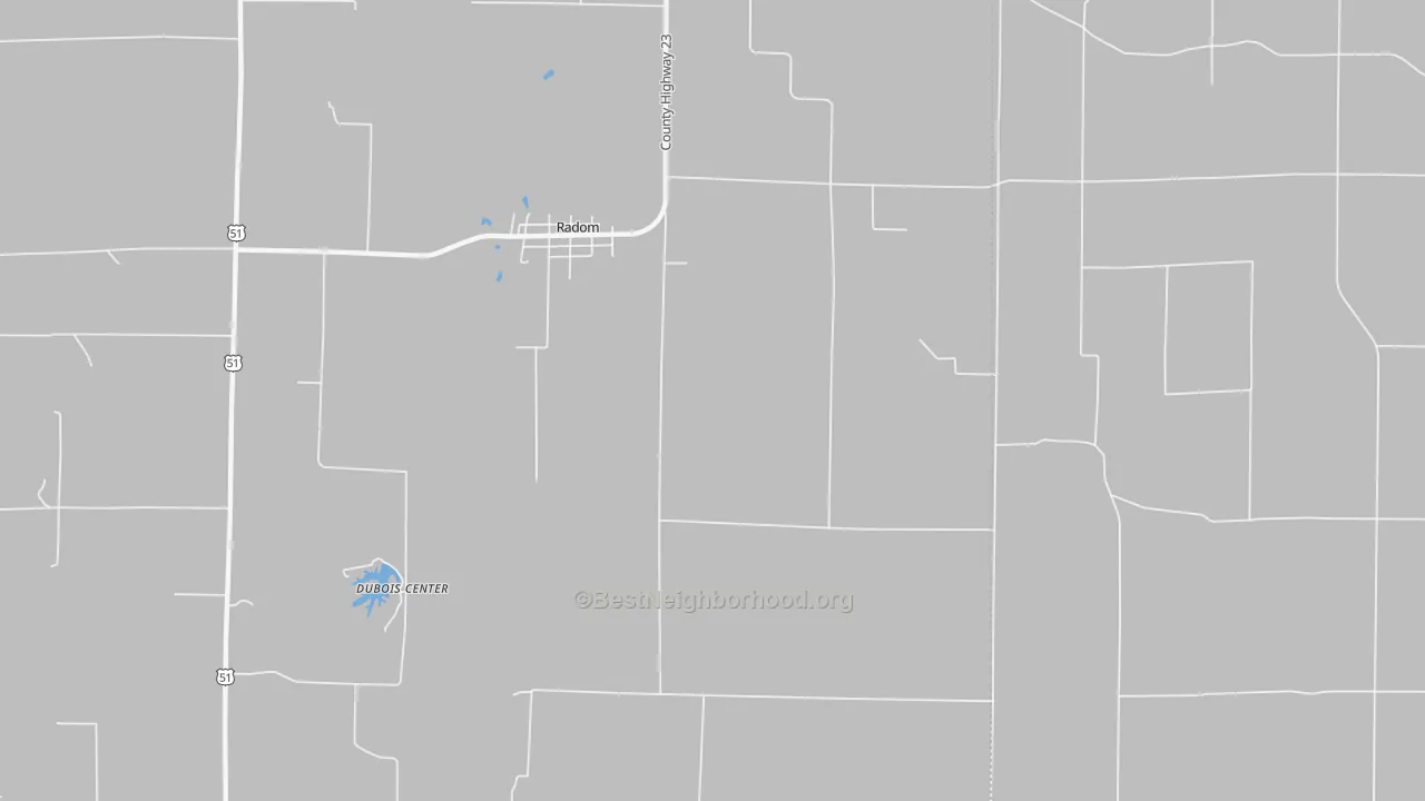 Transit Grade map of Radom, IL