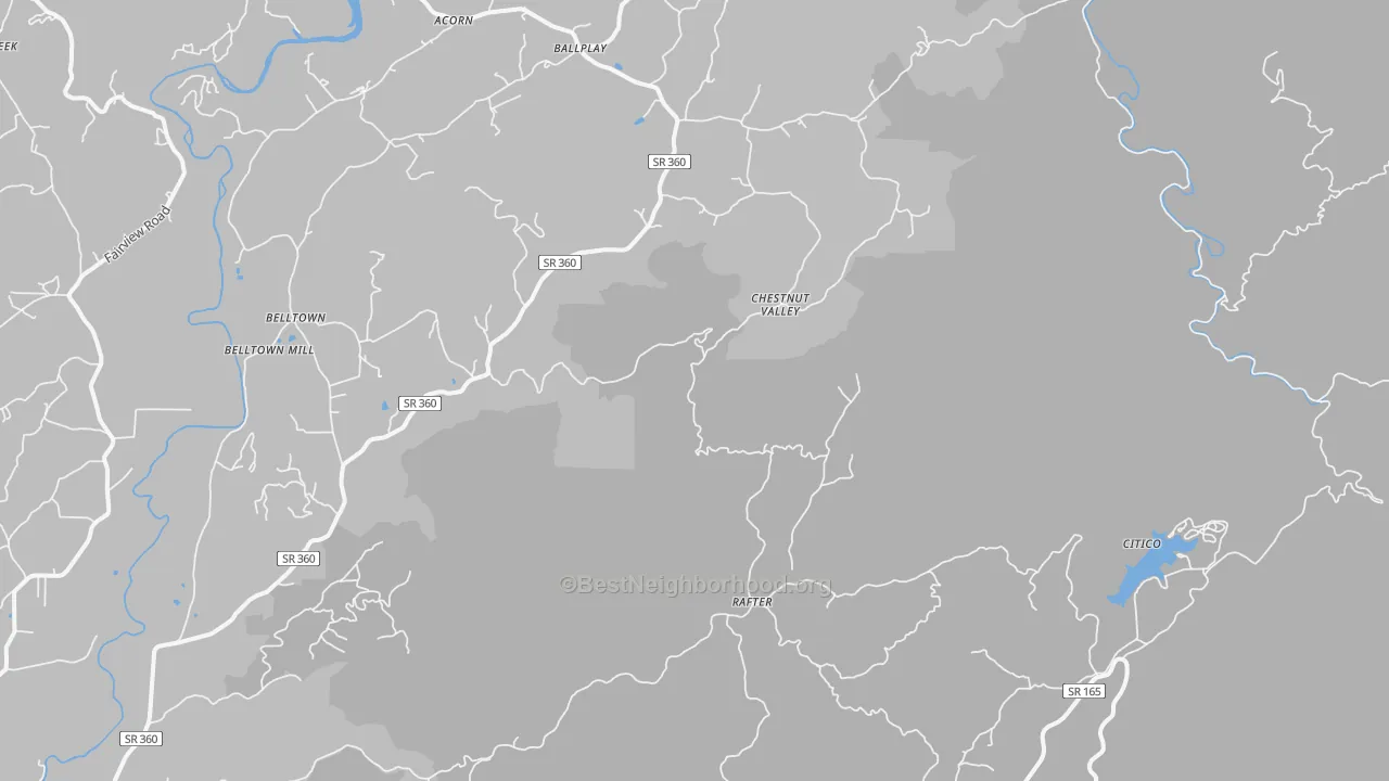 Transit Grade map of Rafter, TN