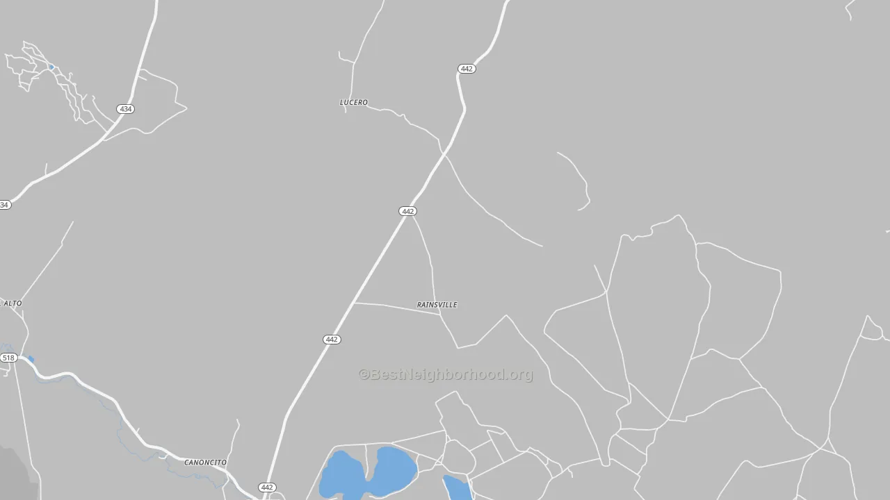 Transit Grade map of Rainsville, NM