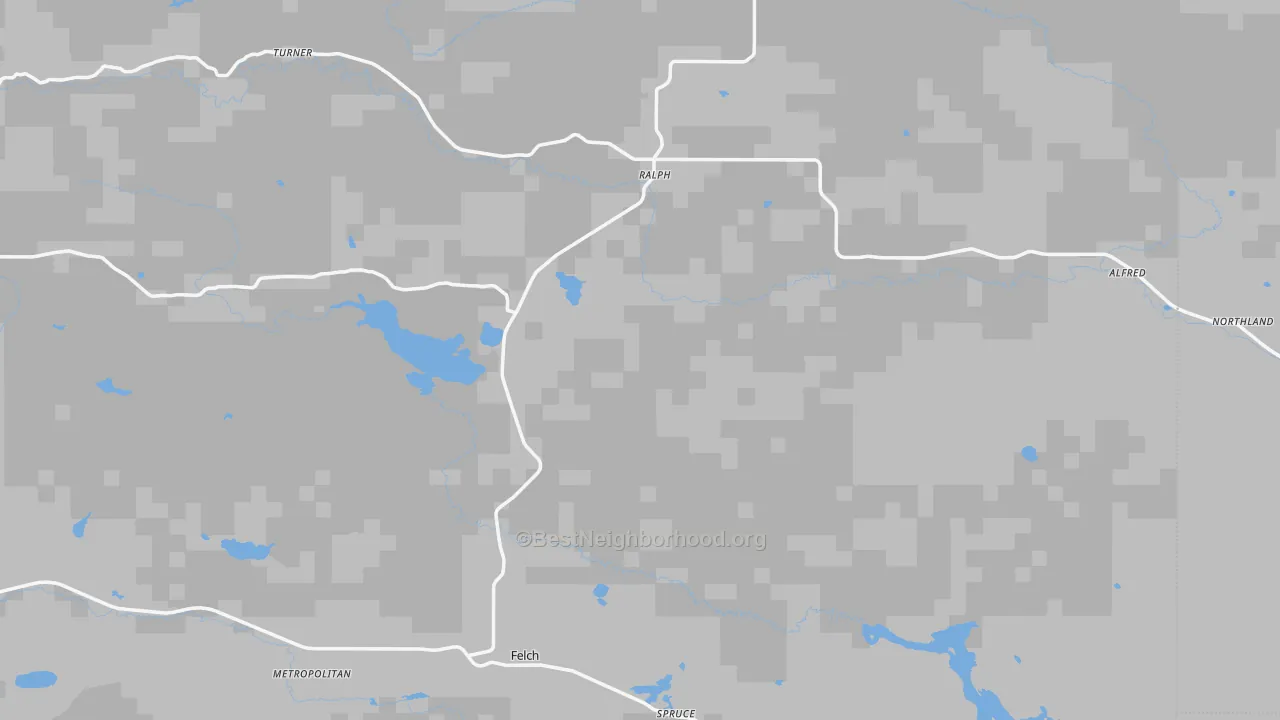 Transit Grade map of Ralph, MI