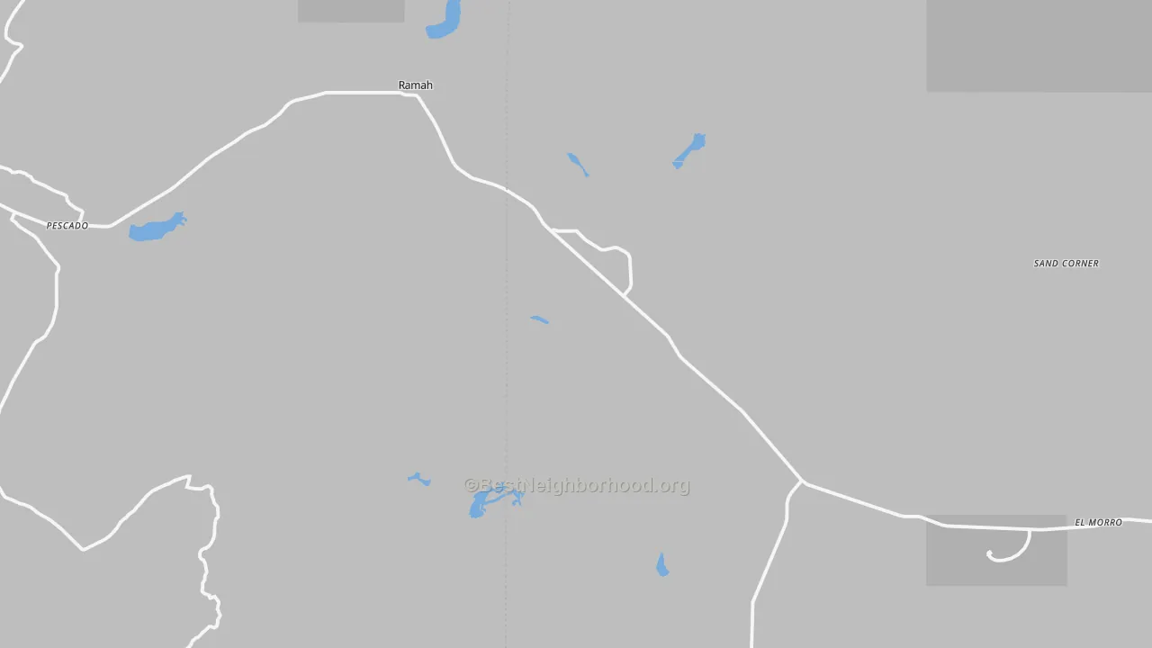 Transit Grade map of Ramah, NM